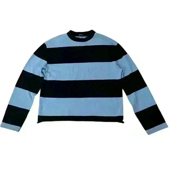 Alexander Wang Designer Soft Knit Striped Sweater - Picture 1 of 3